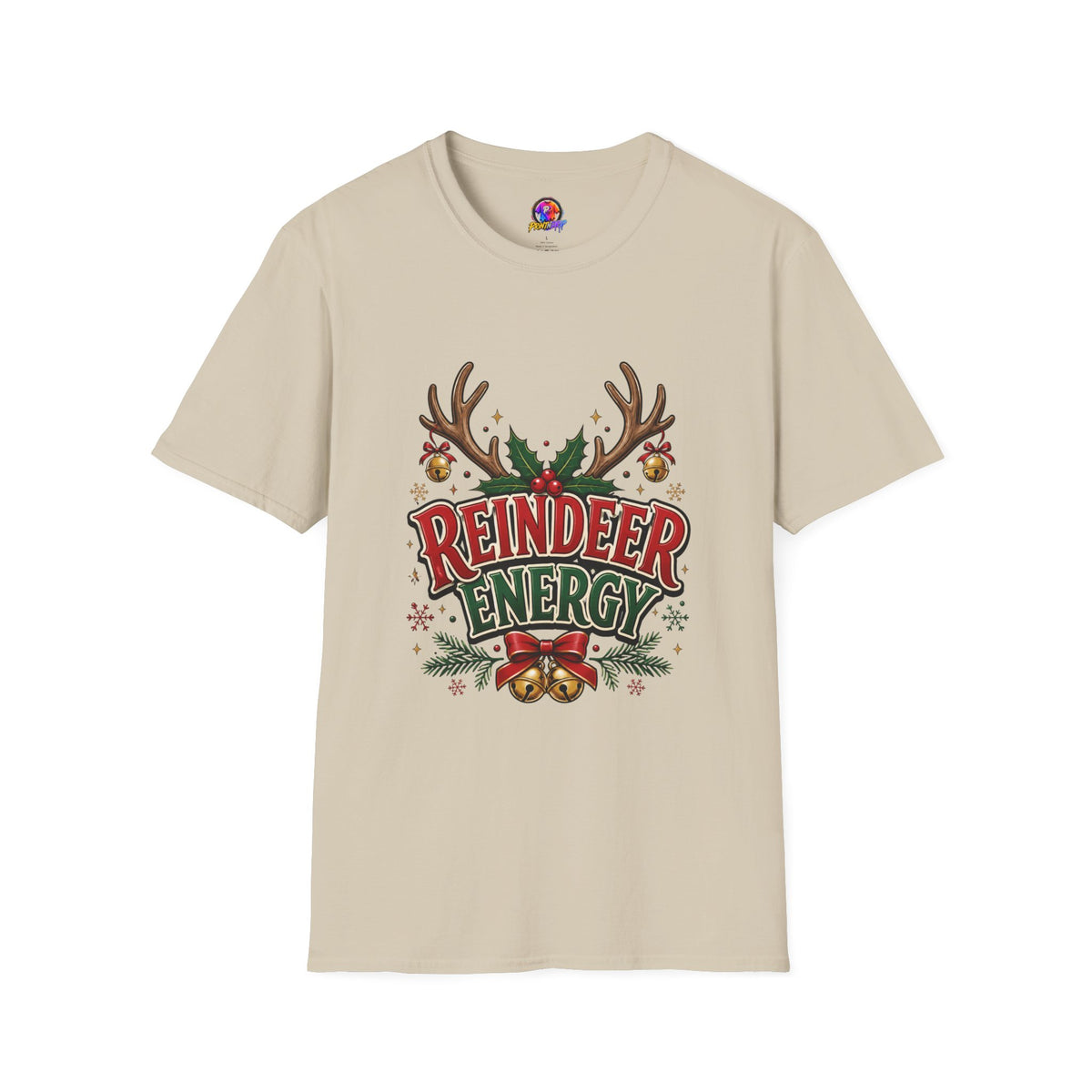 Reindeer Energy Christmas T-Shirt