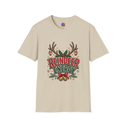 Reindeer Energy Christmas T-Shirt