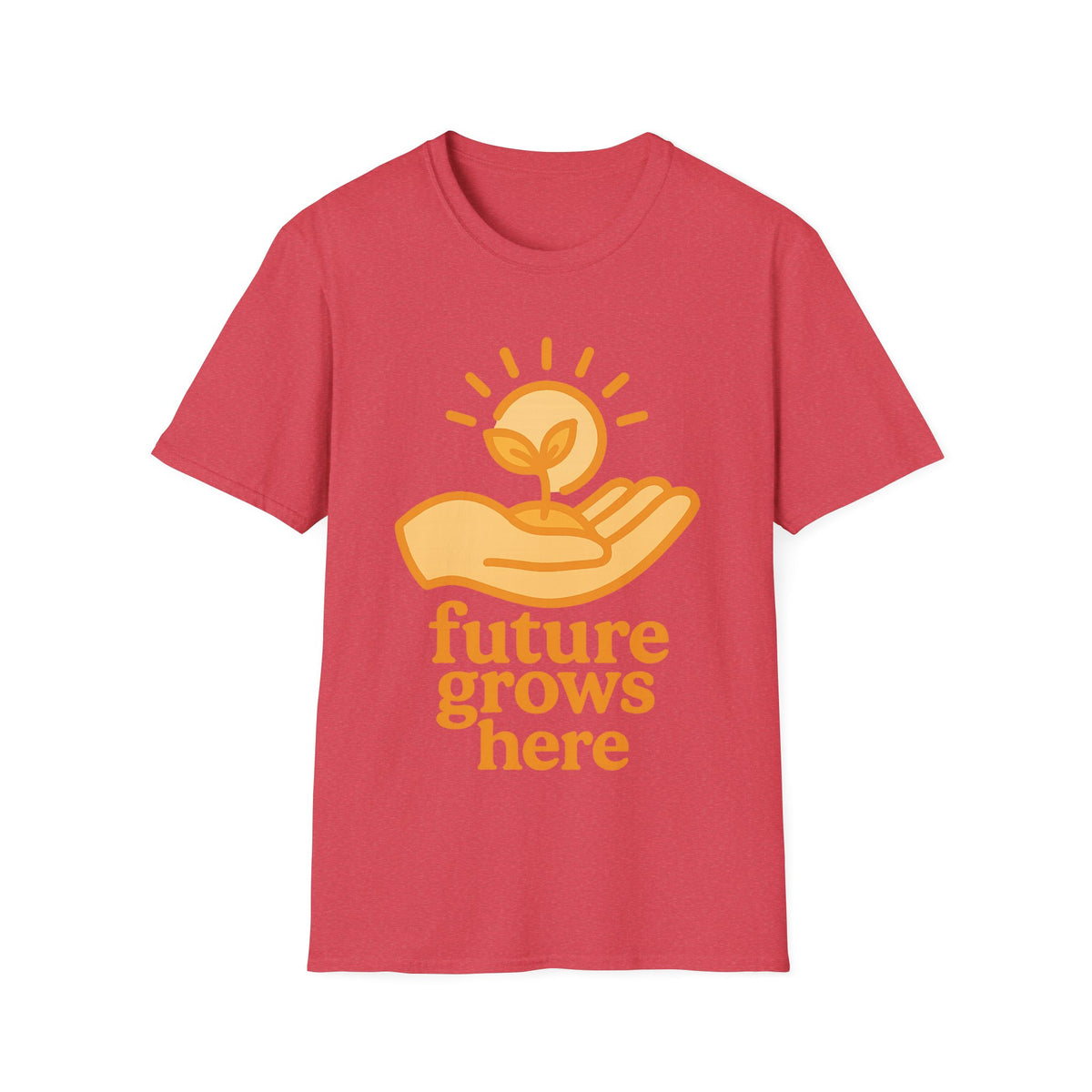 T-Shirt — "Future Grows Here" Sunseed Graphic - Trending Now - September 2026