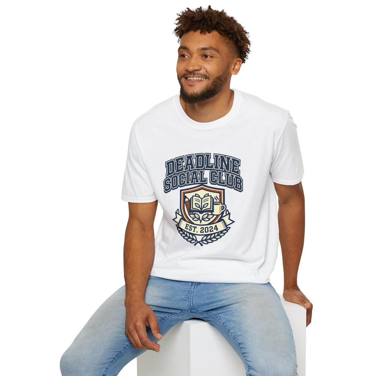 Deadline Social Club T-Shirt — Retro Collegiate Badge Tee - Trending Now - August 2026