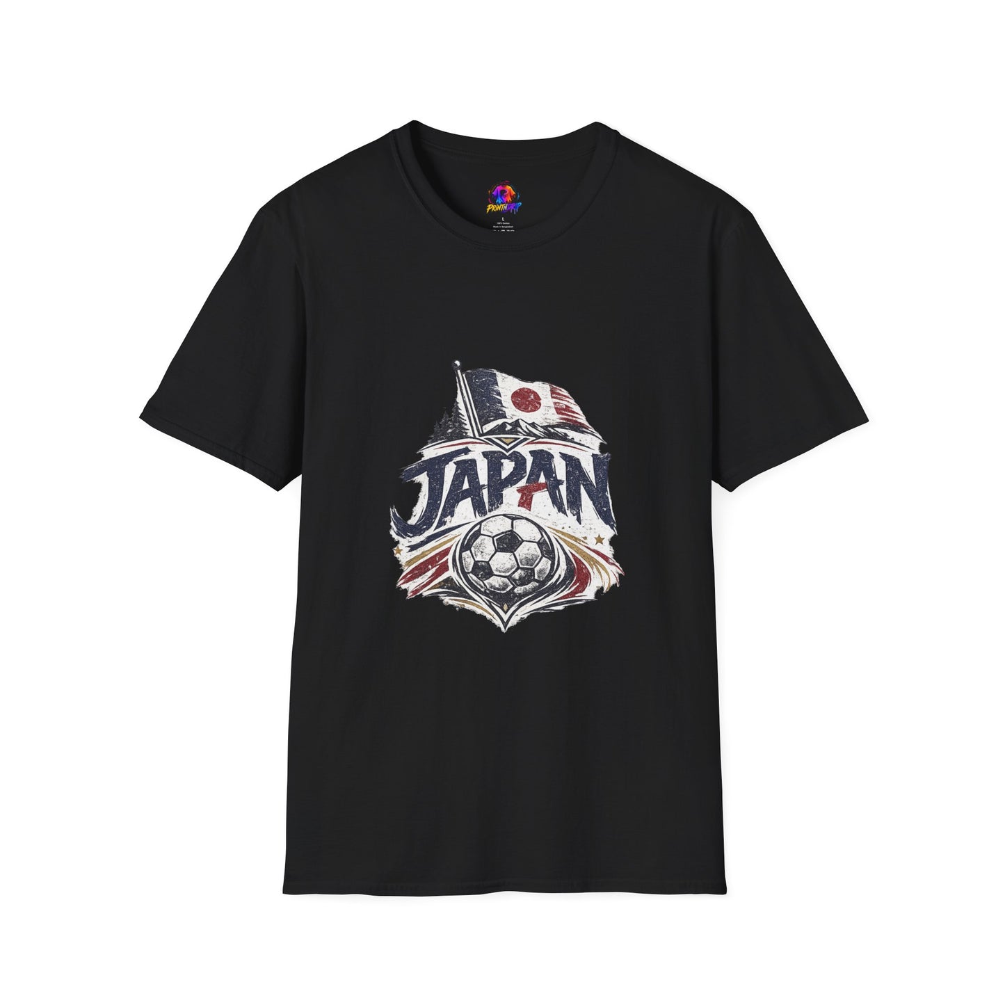 Japan Soccer T-Shirt – Vintage Flag & Crest Football Tee