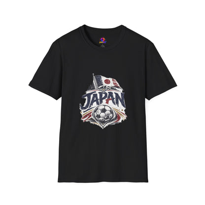 Japan Soccer T-Shirt – Vintage Flag & Crest Football Tee