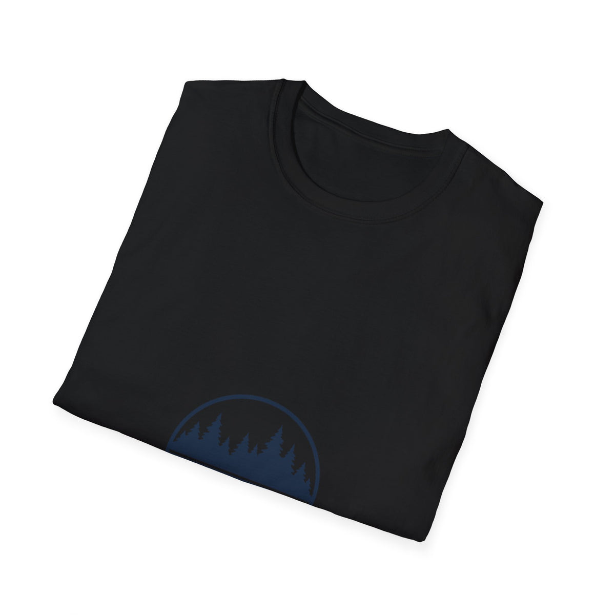 "Forest Bathing" Retro Nature Shield Graphic Tee - Minimalist Outdoor Hiking Adventure White T-Shirt - Trending Now - September 2026