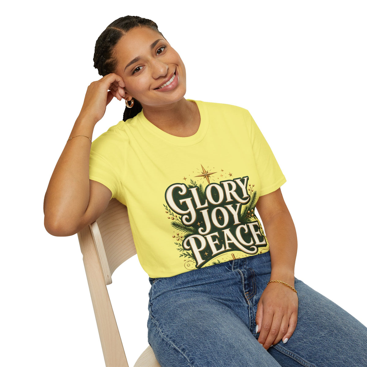 Glory Joy Peace Christmas T-Shirt