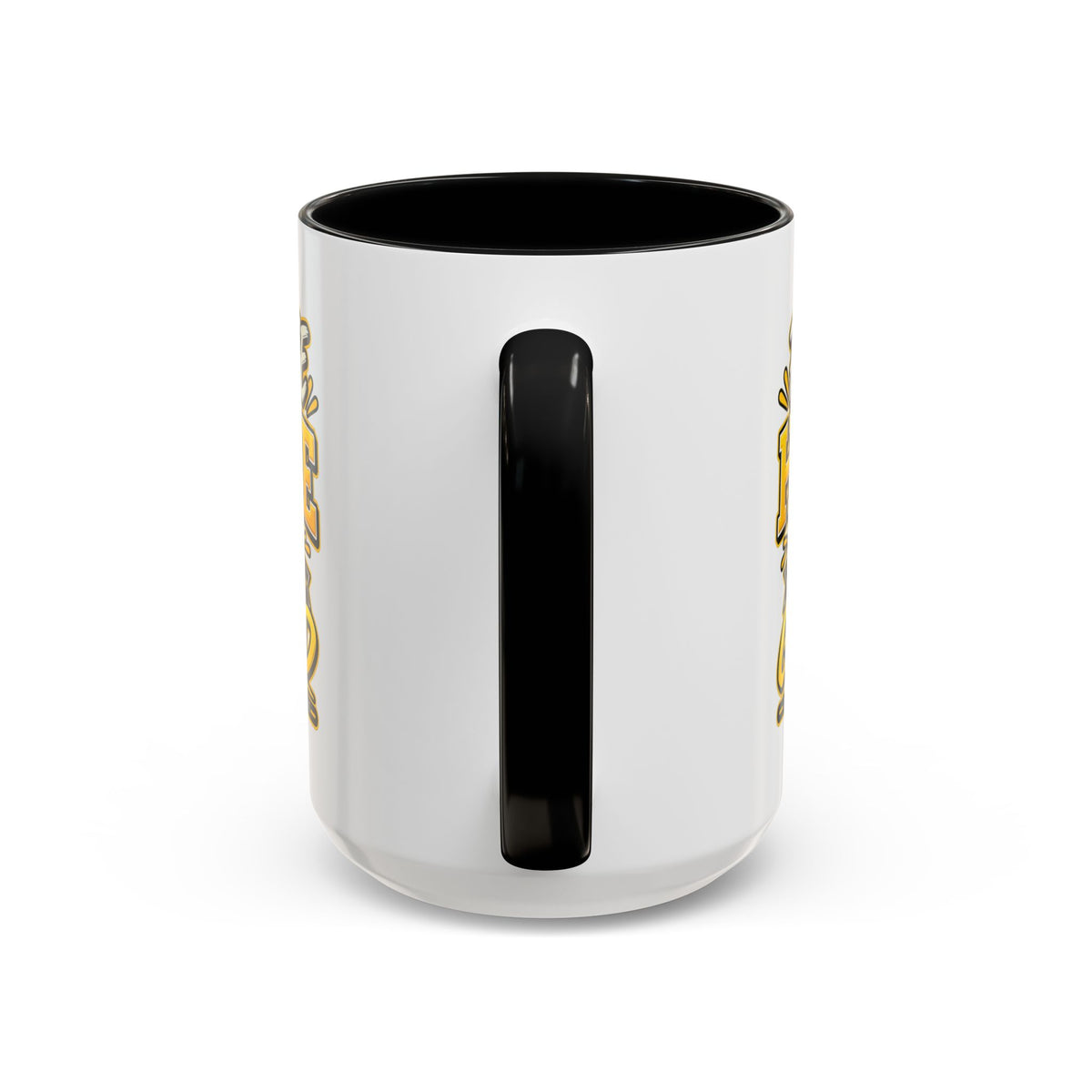 Raise Hope Wear Gold Cancer Awareness Coffee Mug (Accent, 11/15oz)