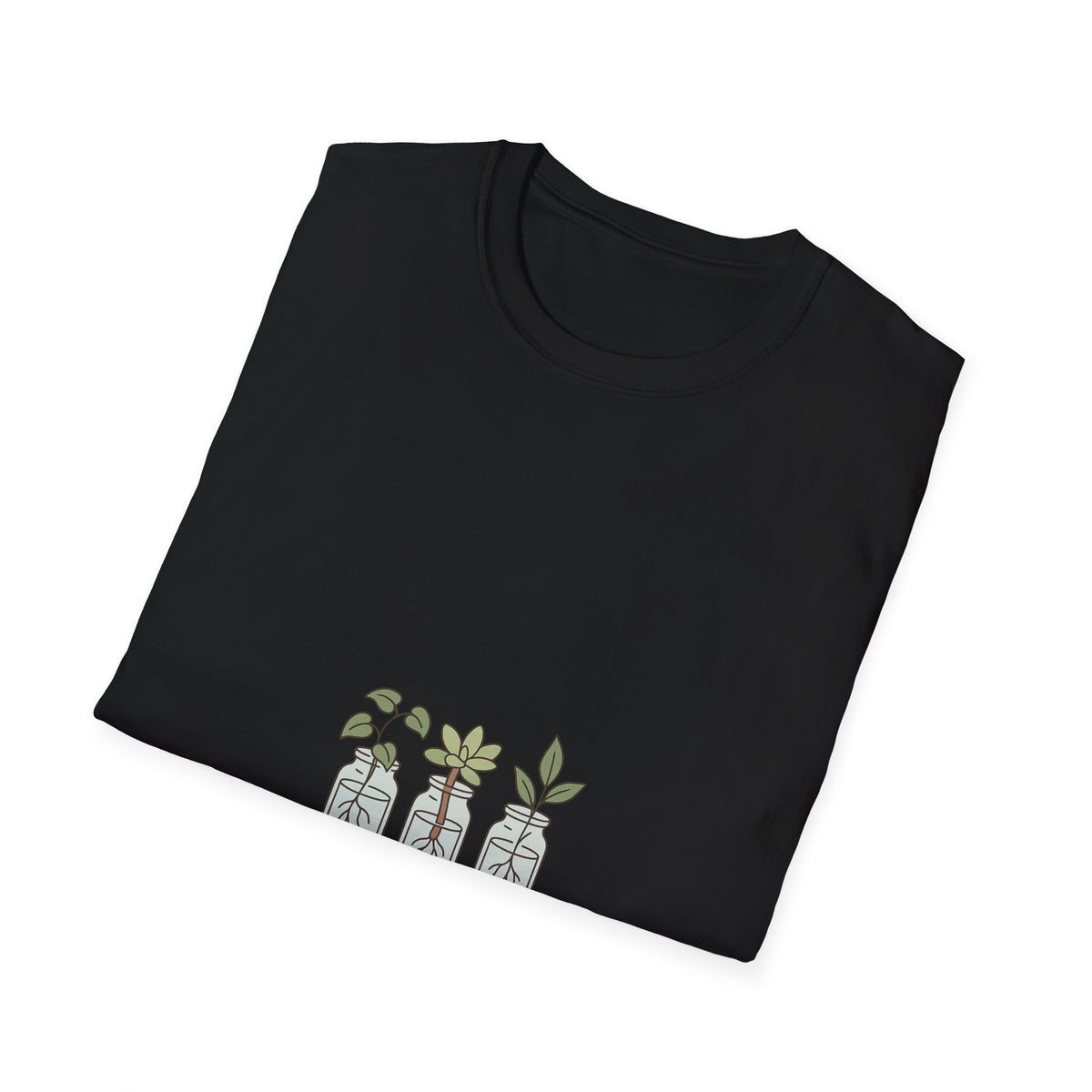 "Propagation Station" Cute Mason Jar Sprout Tee - Aesthetic Botanical Plant Parent White T-Shirt - Trending Now - September 2026