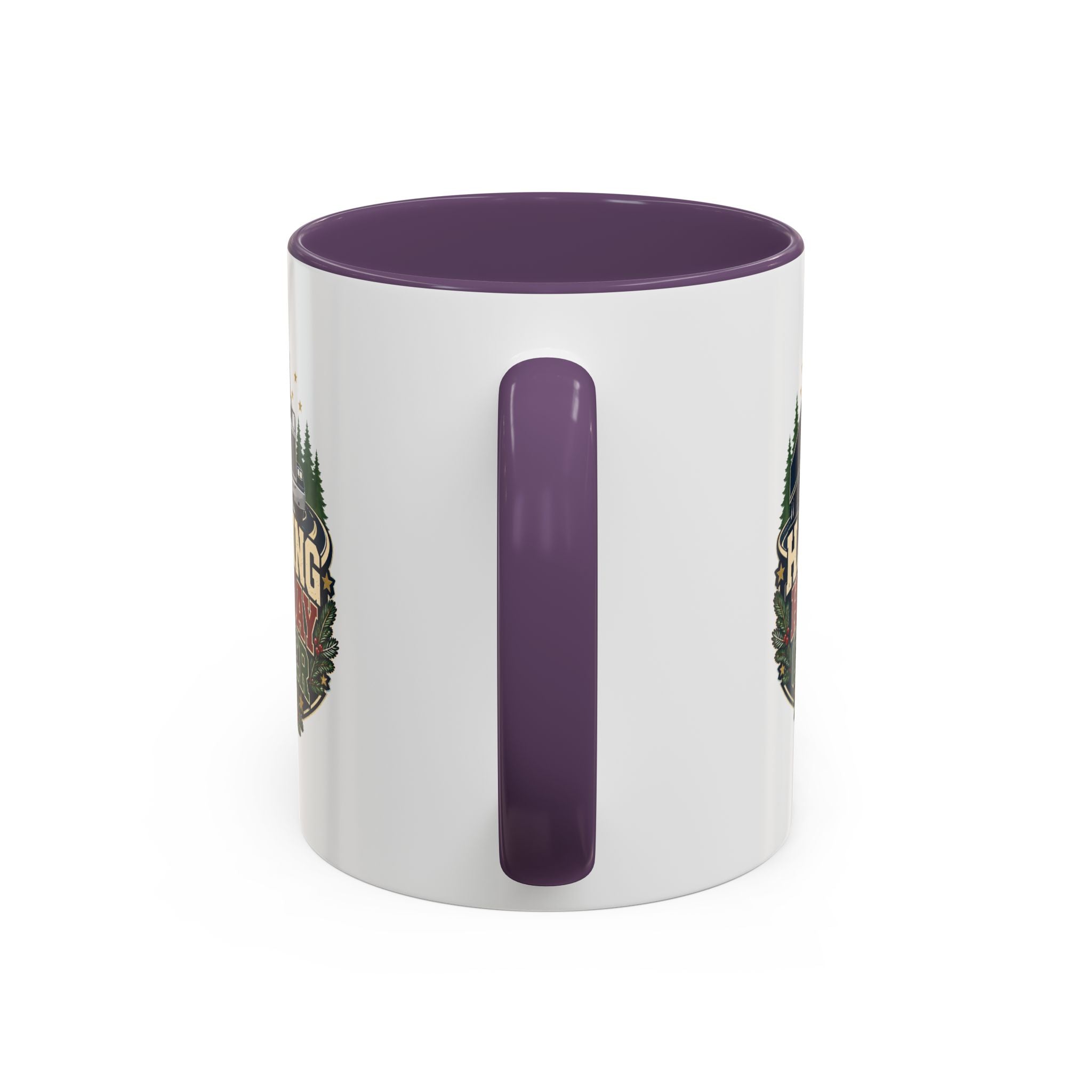 Modern Day Christmas Hauling Holiday Cheer Coffee Mug