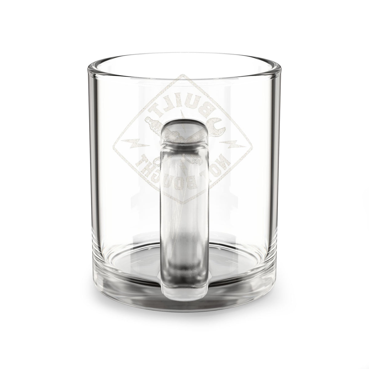 Glass Mug, 10oz Milo Bailey Dog Dad Mom Glass Mug, 10oz