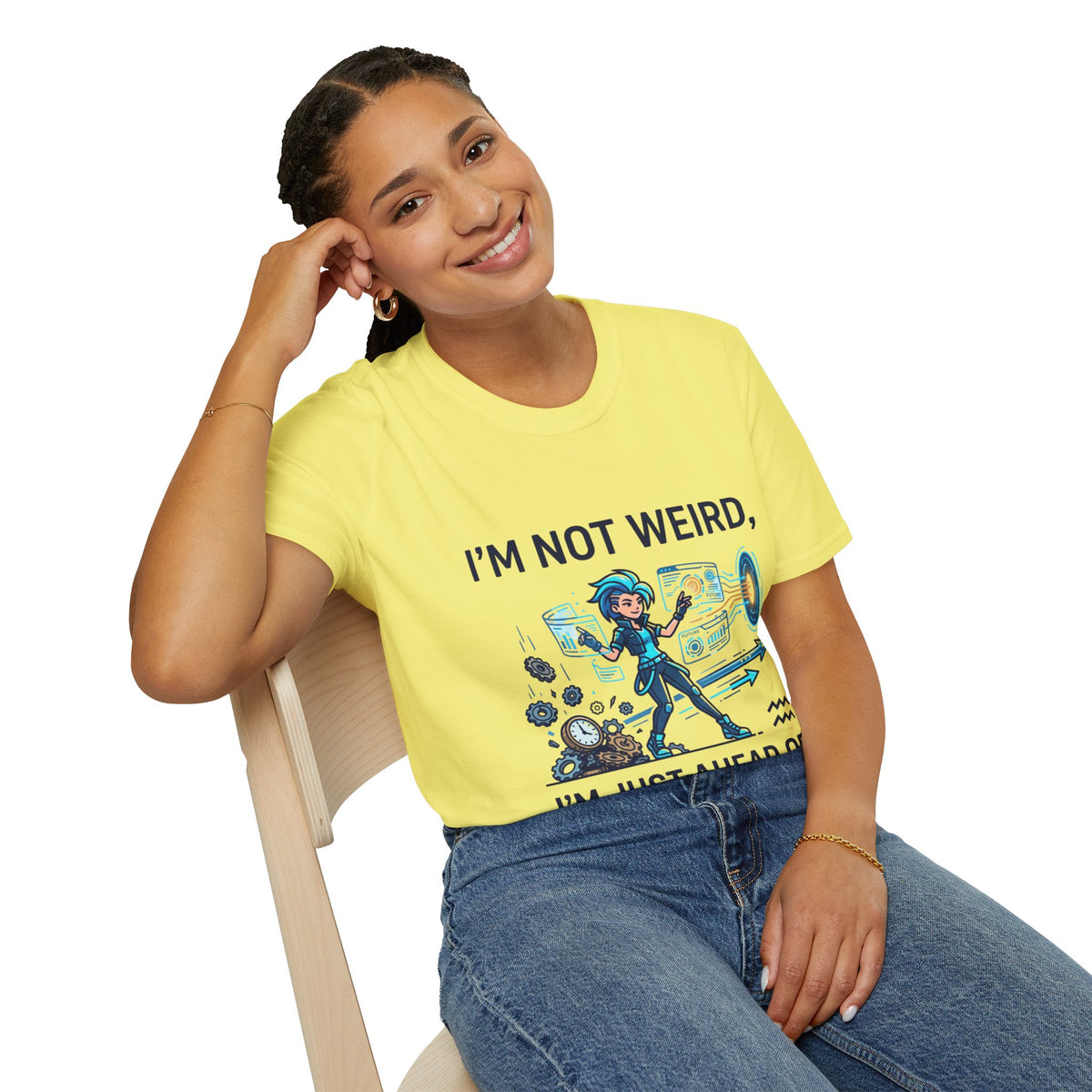 I'm Not Weird I'm Just Ahead Of My Time Aquarius T-Shirt