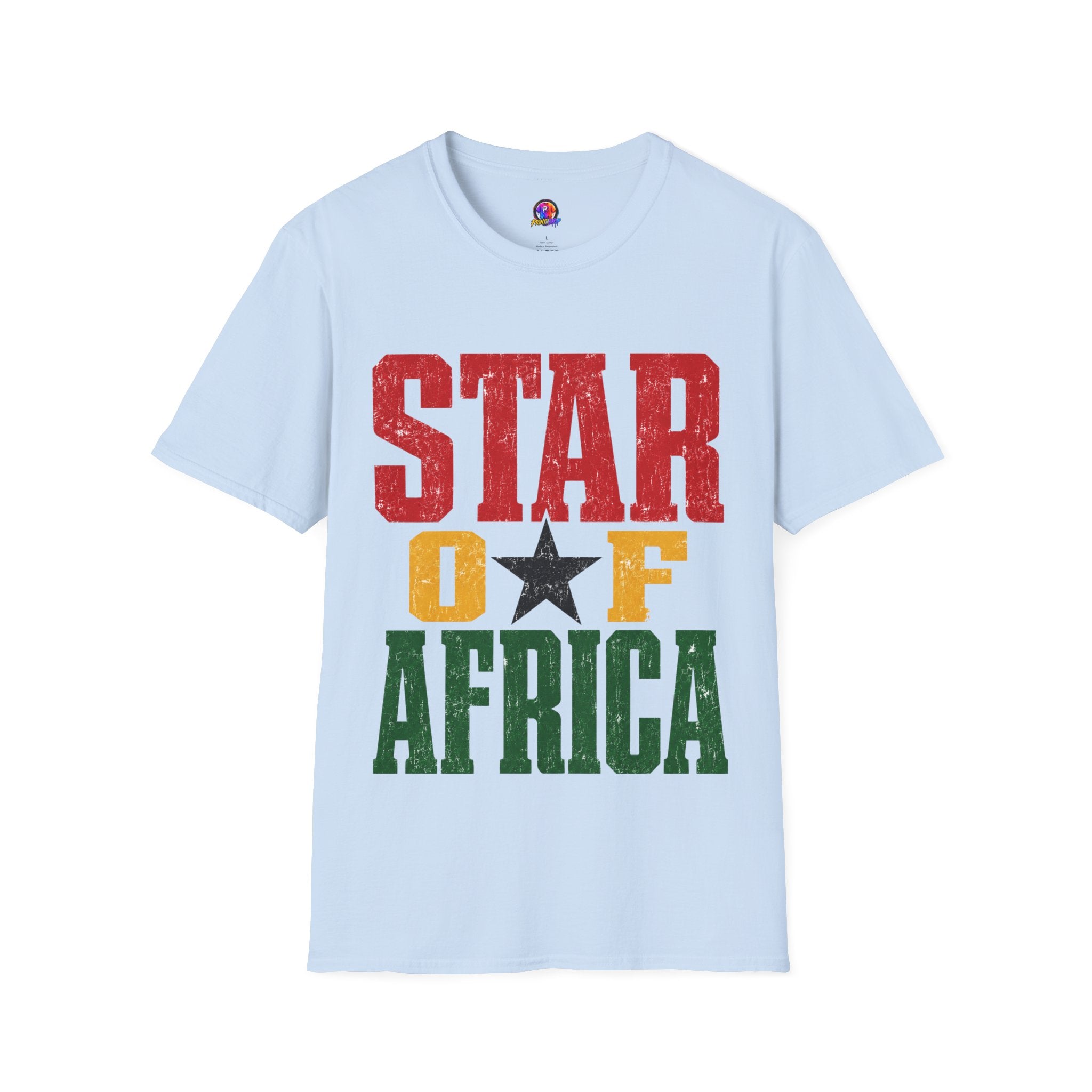 Ghana Star of Africa T-Shirt — Retro Pan-African Graphic Tee