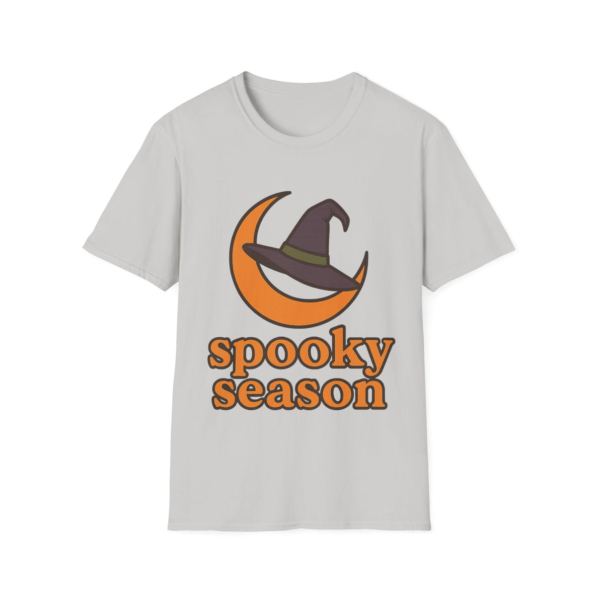Spooky Season T-Shirt — Witch Hat & Moon Halloween Tee - Trending Now - August 2026