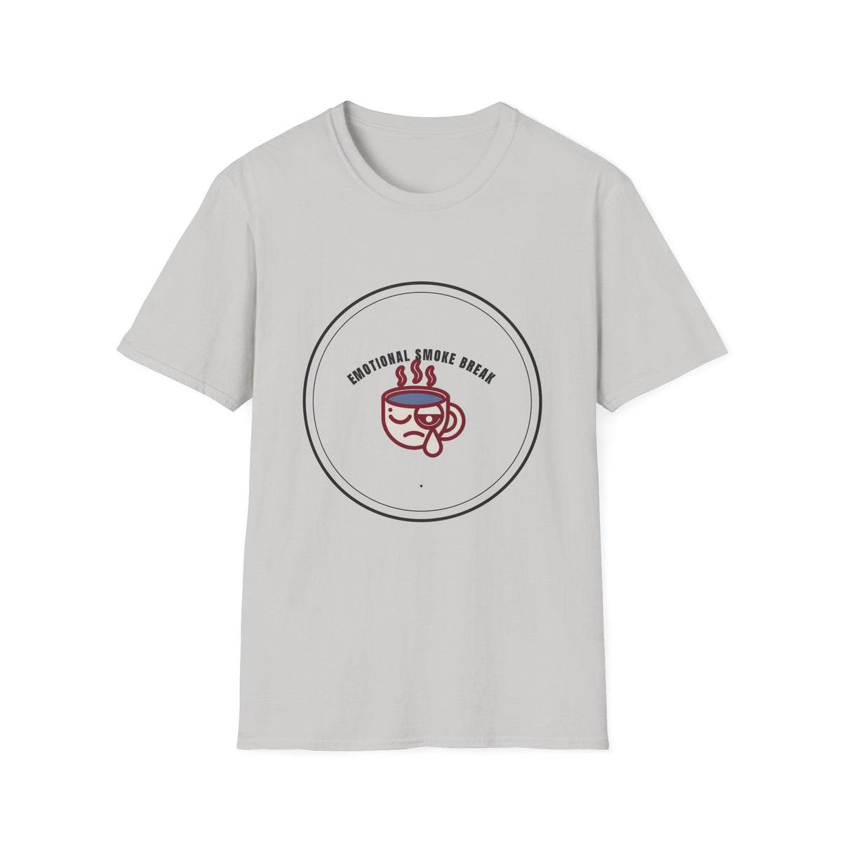 T-Shirt — "Emotional Smoke Break" Coffee Cup Graphic Tee - Trending Now - September 2026