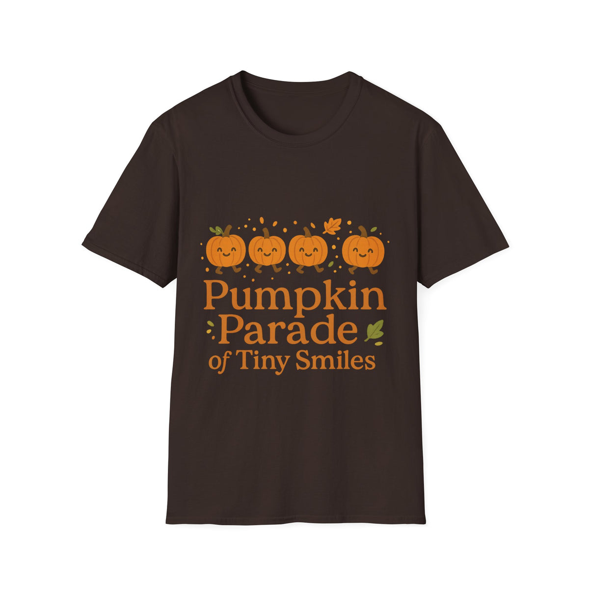 "Pumpkin Parade" Tiny Smiles Tee | Cute Fall Autumn Graphic T-Shirt - Trending Now - September 2026