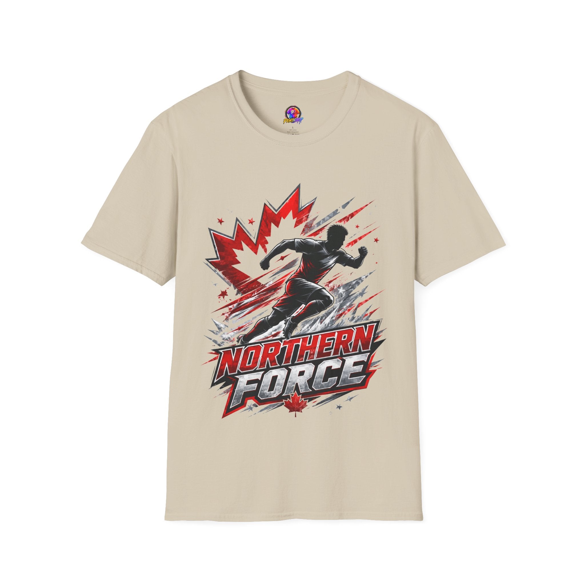 Canada Northern Force Running T‑Shirt — Canada Maple Runner Athletic Tee
