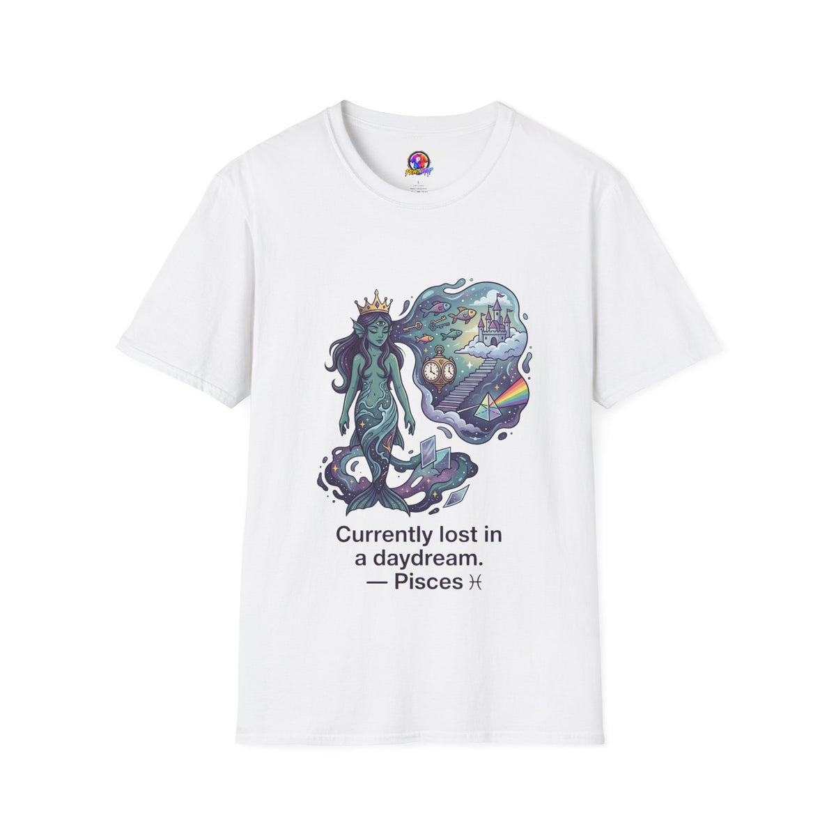Pisces Daydream T-Shirt — 'Currently Lost in a Daydream' Zodiac Graphic Tee