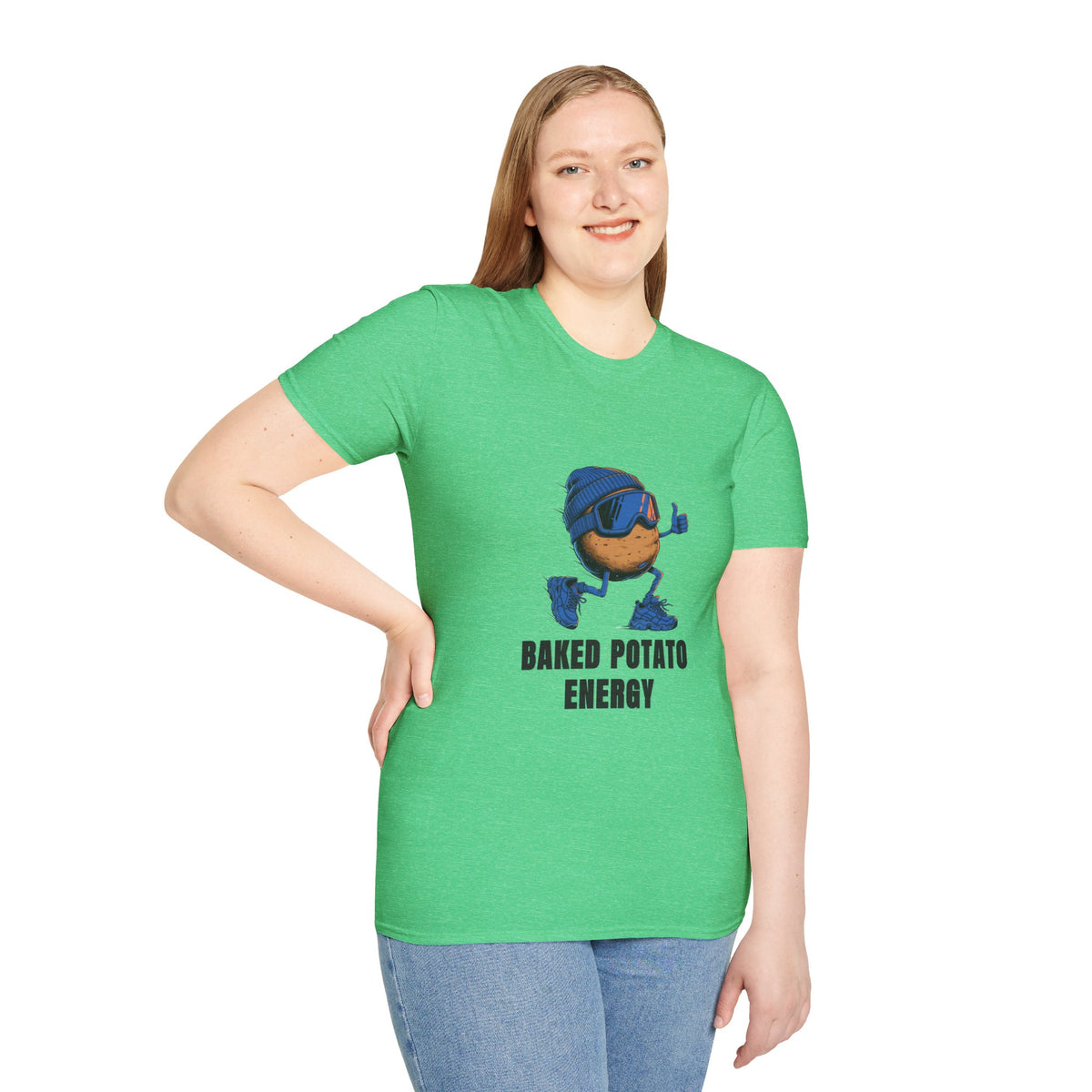 Baked Potato Energy T-Shirt — Cute Thumbs-Up Potato Graphic Tee - Trending Now - August 2026