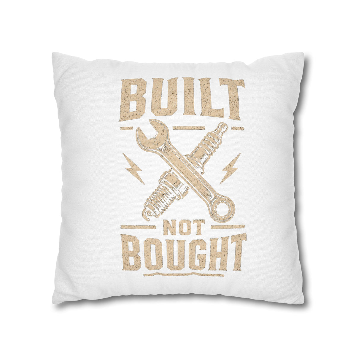 Built Not Bought Decorative Pillowcase Milo Bailey Dog Dad Mom