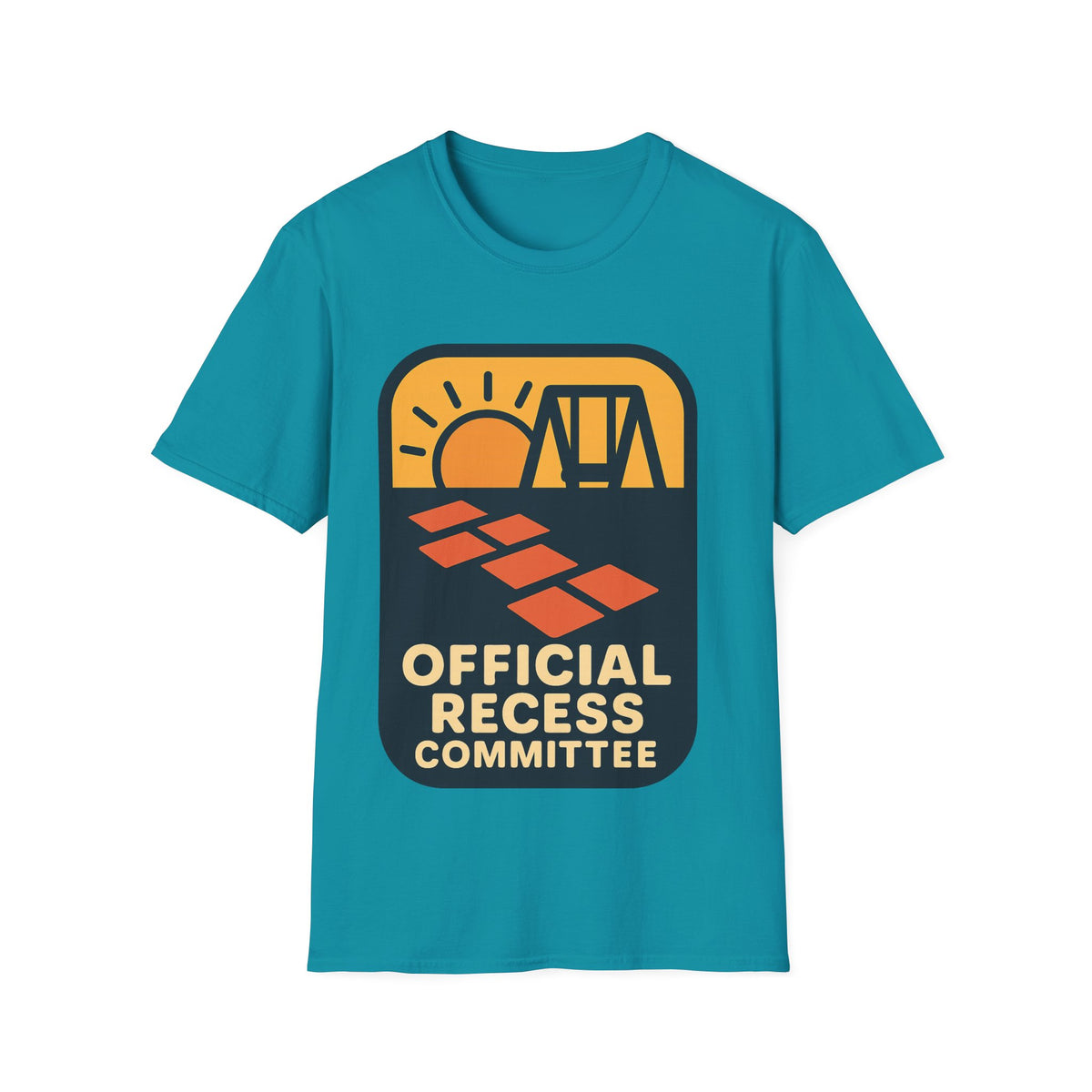 Official Recess Committee T-Shirt – Retro Sunset Camp Graphic Tee - Trending Now - August 2026