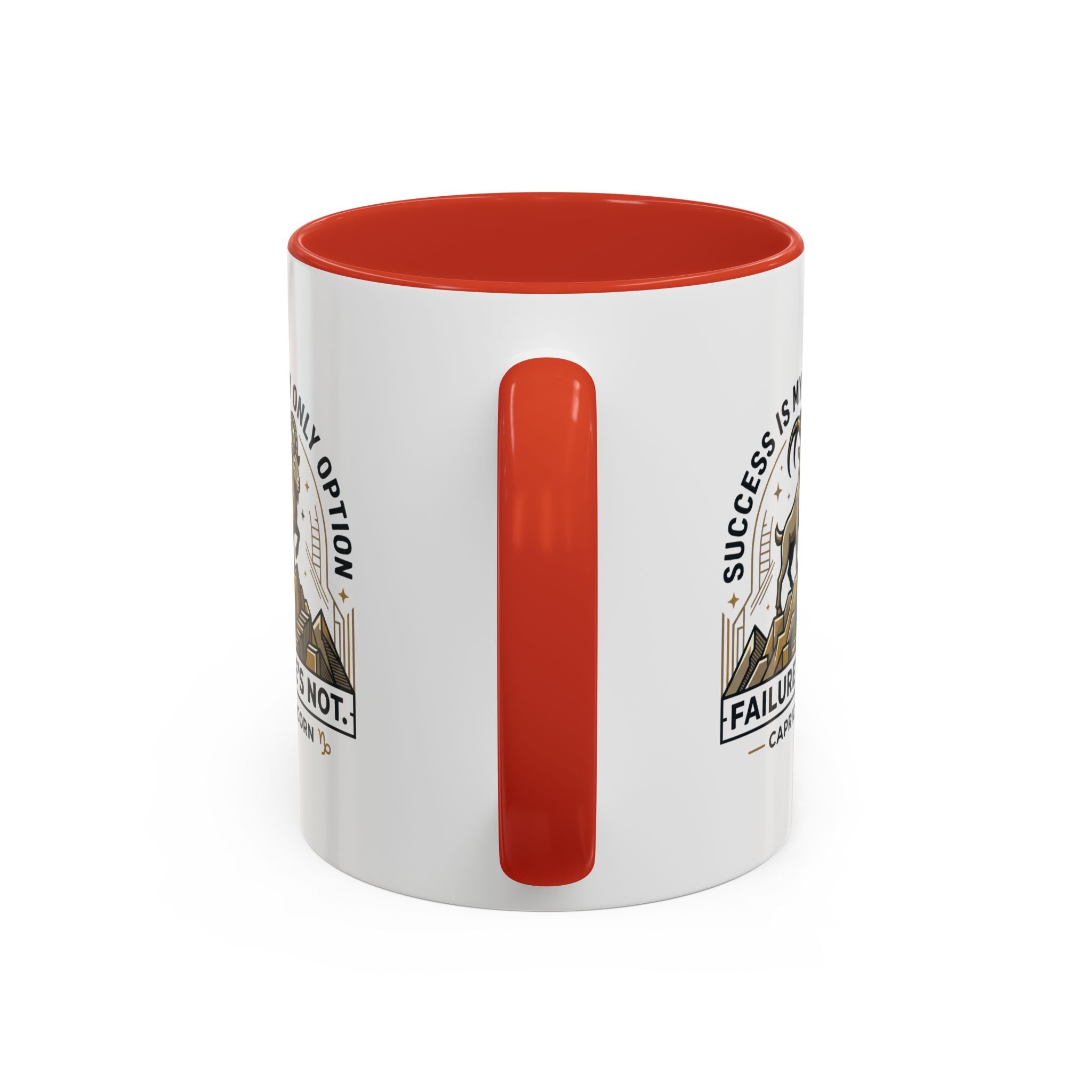 Capricorn Coffee Mug – "Success Is My Only Option, Failure's Not" Zodiac Gift