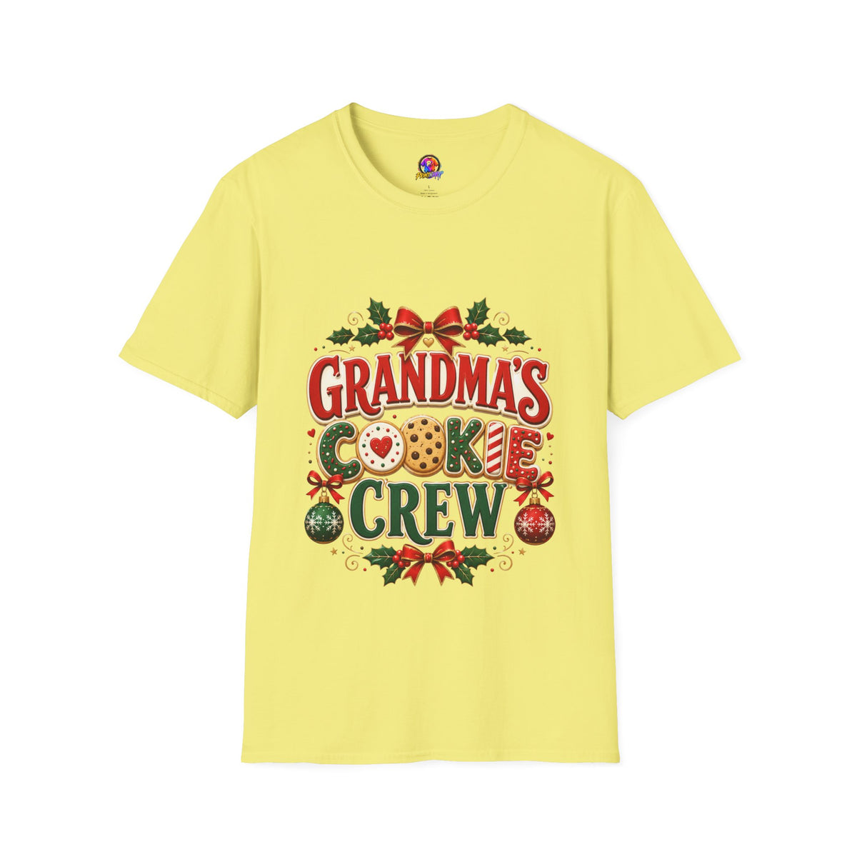 Grandma's Cookie Crew T-Shirt — Festive Christmas Baking Tee