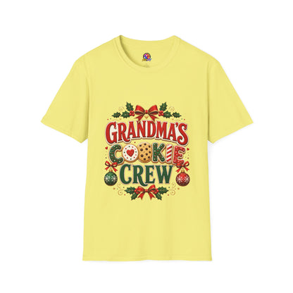 Grandma's Cookie Crew T-Shirt — Festive Christmas Baking Tee