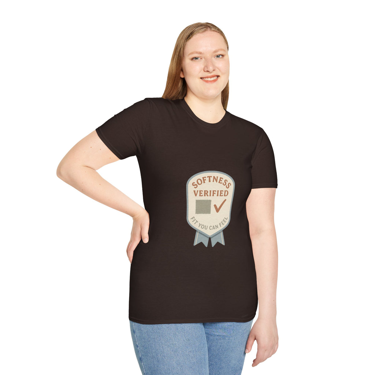 Softness Verified Badge T-Shirt — Cozy Comfort Graphic Tee - Trending Now - October 2026