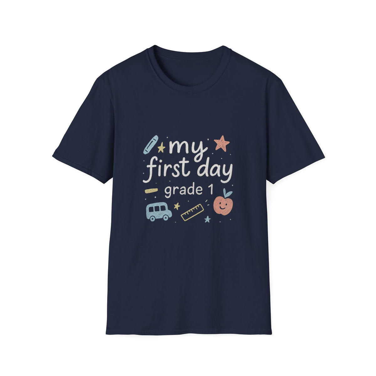 My First Day T‑Shirt — Cute Back-to-School Graphic Tee (My First Day, Grade 1) - Trending Now - August 2026
