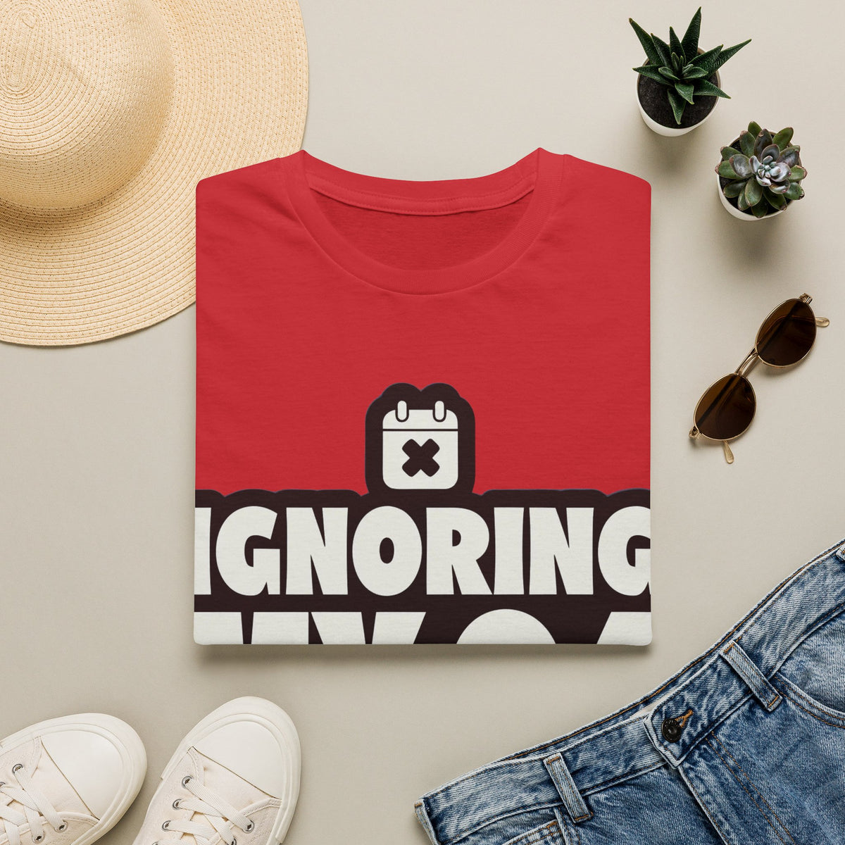 T-Shirt — Ignoring My 04 Deadline Graphic Tee - Trending Now - August 2026