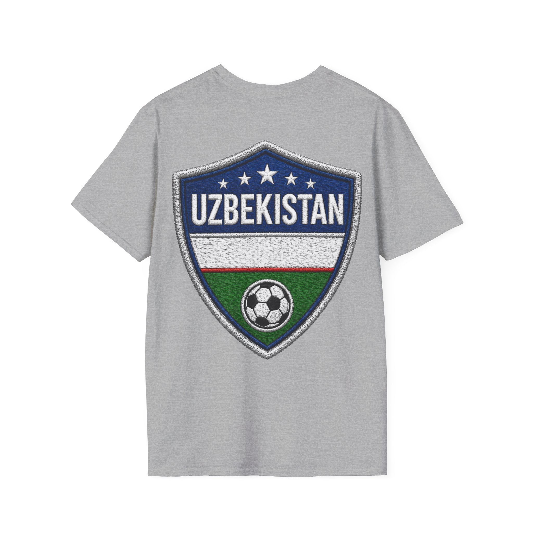 Silk Road Strike Soccer T-Shirt — Uzbekistan Football Graphic Tee