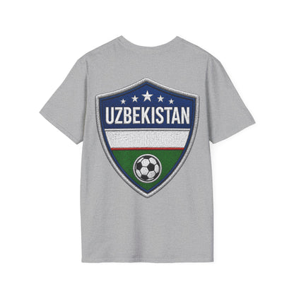 Silk Road Strike Soccer T-Shirt — Uzbekistan Football Graphic Tee