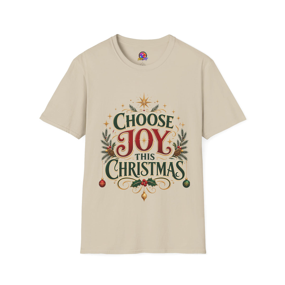 Choose Joy This Christmas T-Shirt — Festive Holiday Graphic Tee