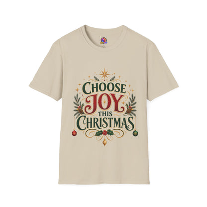 Choose Joy This Christmas T-Shirt — Festive Holiday Graphic Tee