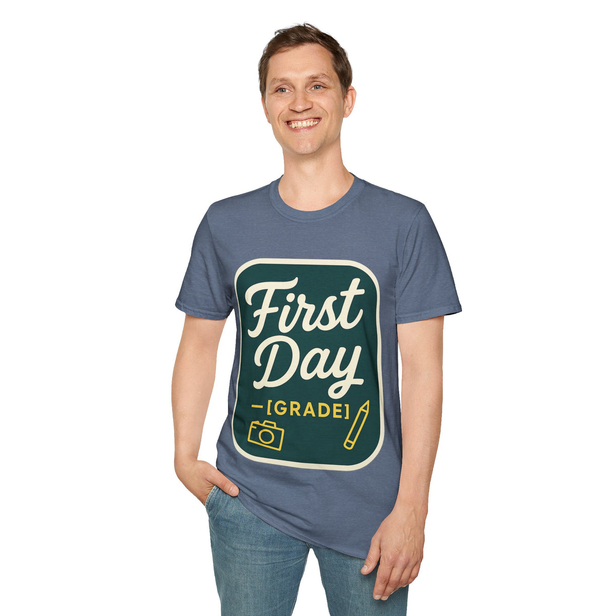 First Day T-Shirt — Retro "First Day (Grade 1)" Back-to-School Tee - Trending Now - August 2026
