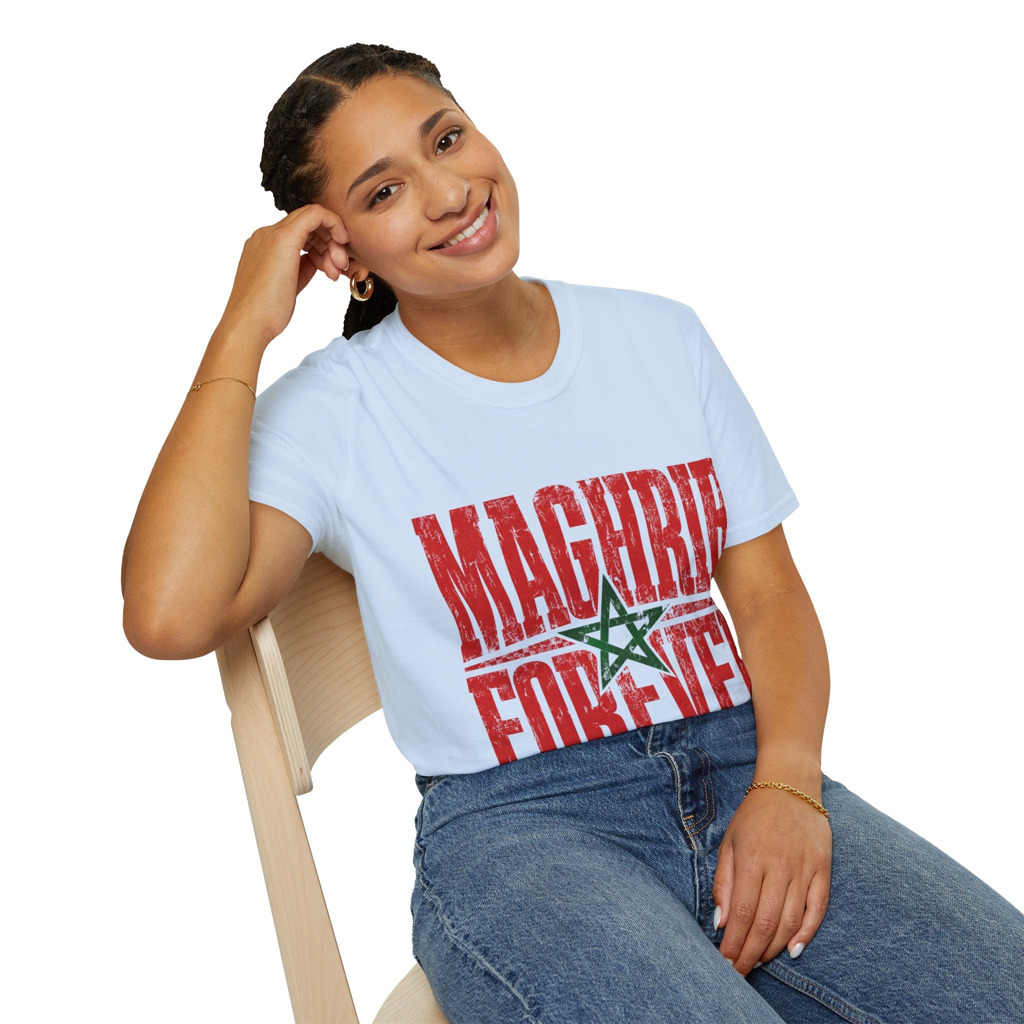 Morocco T-Shirt — Maghrib Forever Moroccan Flag Graphic Tee