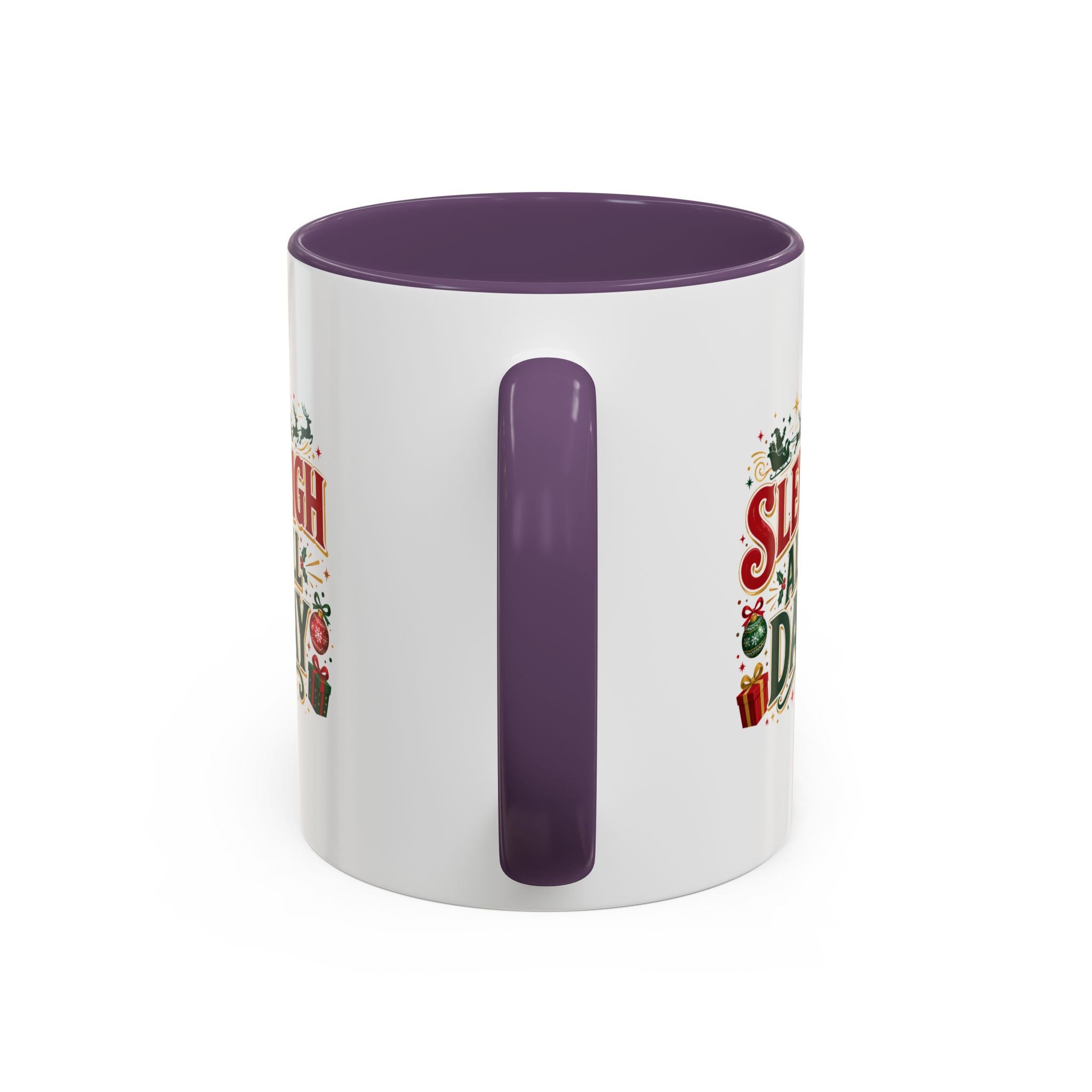 Sleigh All Day Accent Coffee Mug – Holiday Christmas Gift