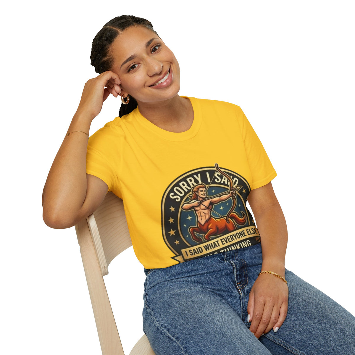 Sagittarius T-Shirt "Sorry I Said What Everyone Else Was Thinking" – Zodiac Archer Graphic Tee