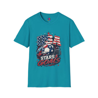 USA Stars & Goals Soccer T-Shirt
