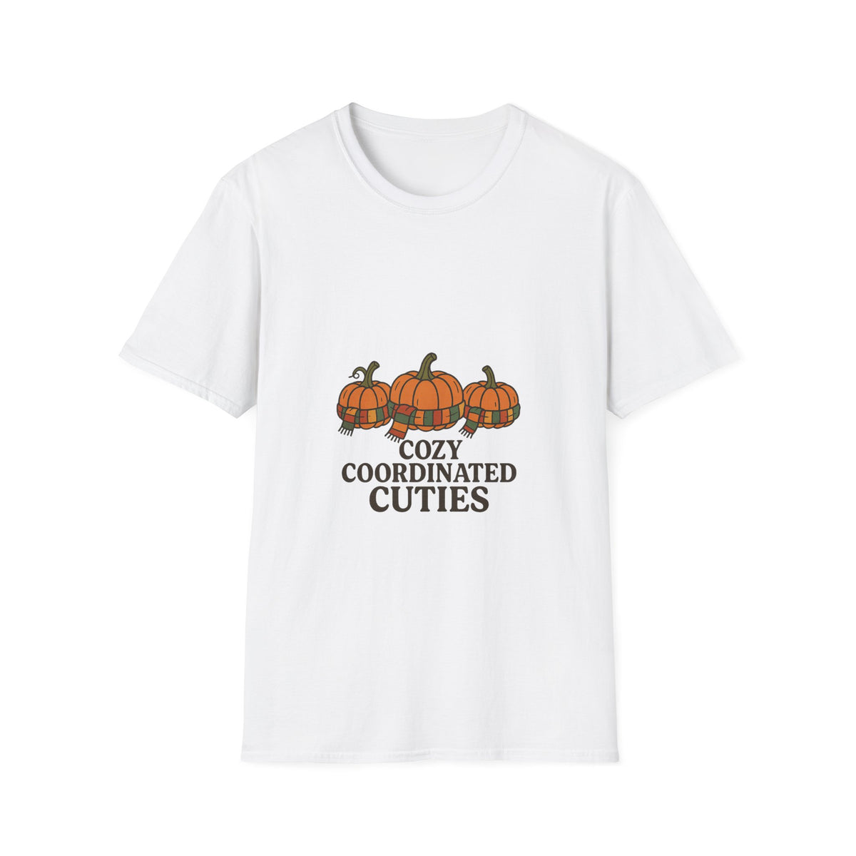 Cozy Coordinated Cuties Pumpkin Fall T-Shirt - Trending Now - October 2026