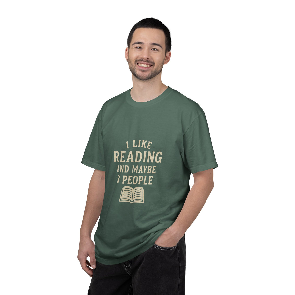 Reading Lover T-Shirt — "I Like Reading and Maybe 3 People" Book Lover Tee - Trending Now - October 2026
