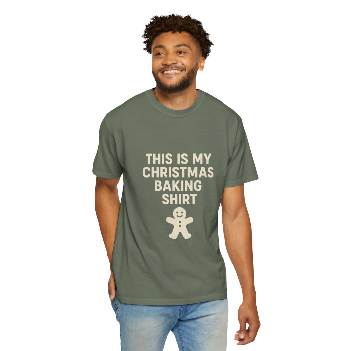 Christmas Baking Shirt — 'This Is My Christmas Baking Shirt' Tee with Gingerbread Graphic- Trending Now - October 2026