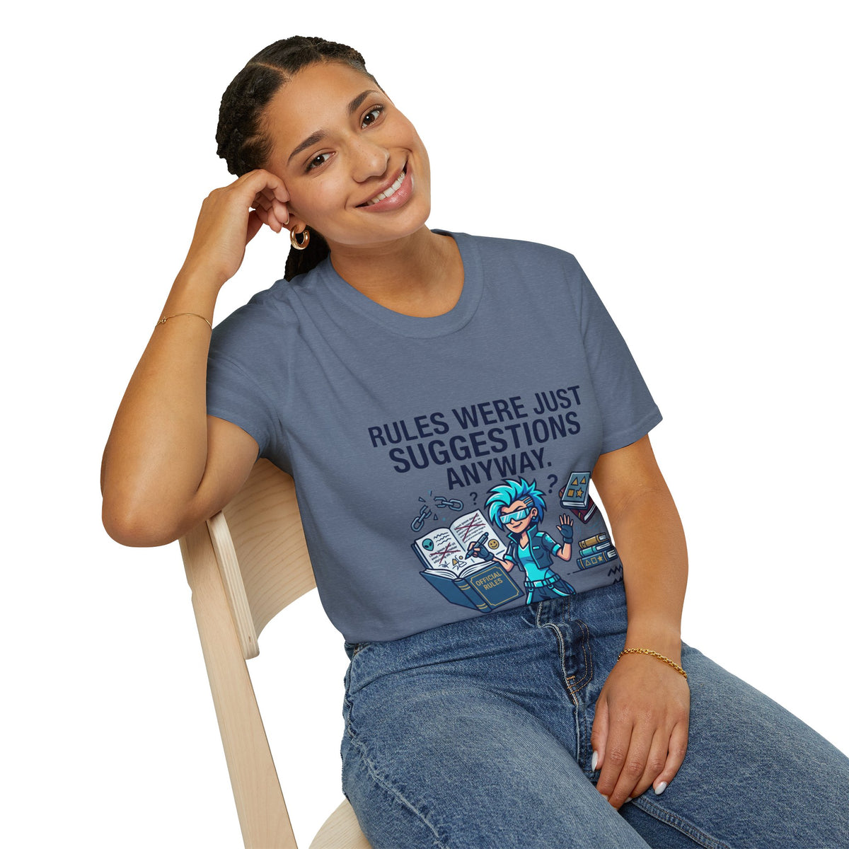 Aquarius Zodiac T‑Shirt — "Rules Were Just Suggestions Anyway" Graphic Tee