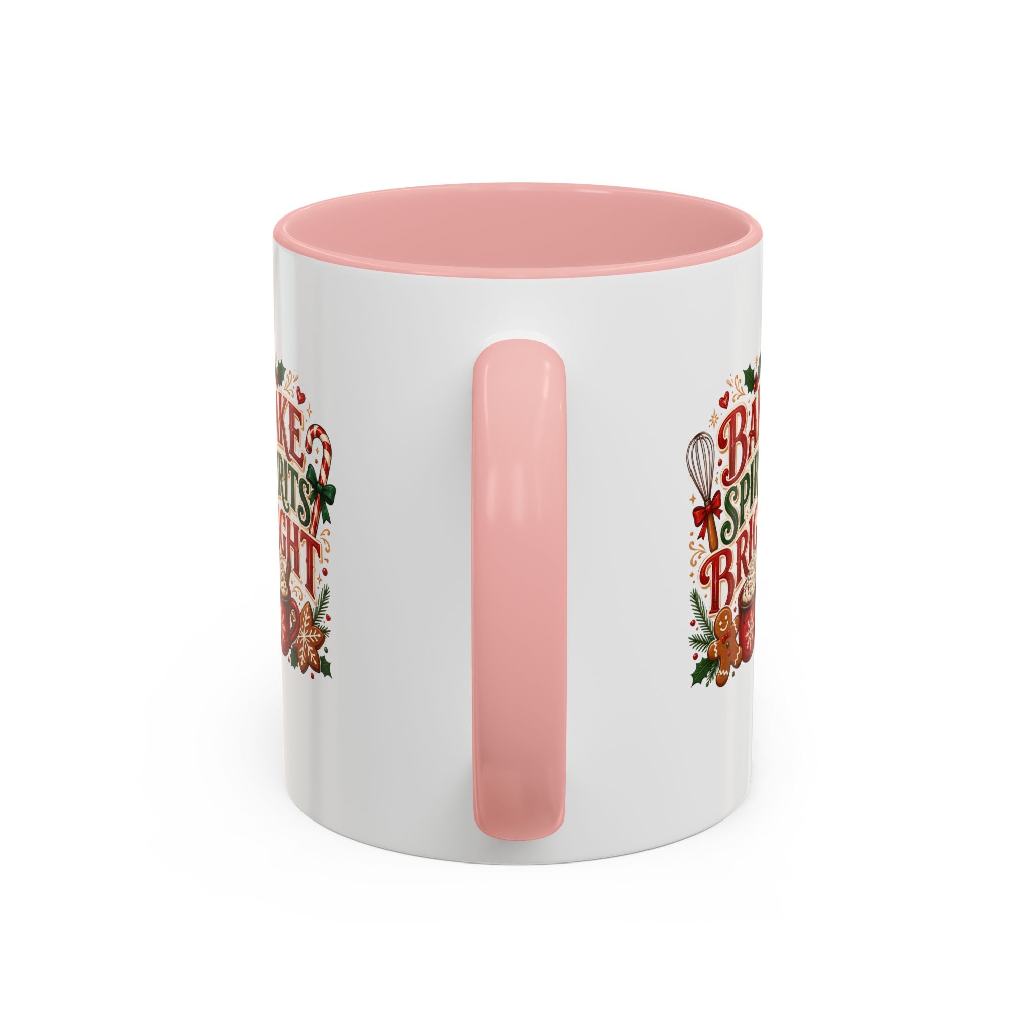 Bake Spirits Bright Coffee Mug — Christmas Baking Holiday Mug