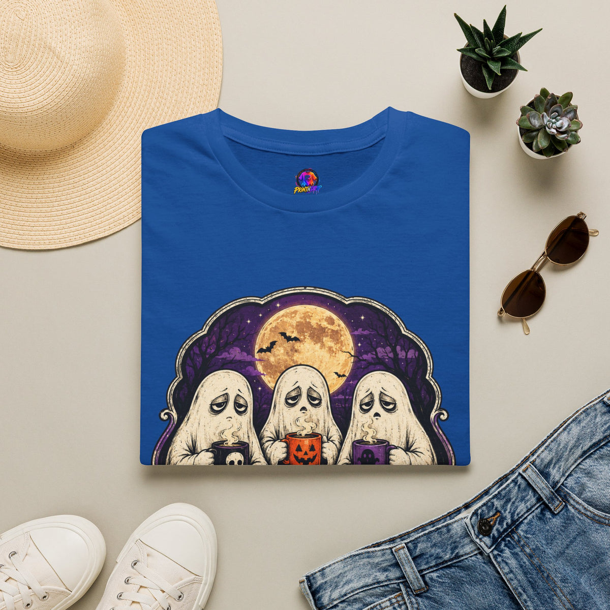 Halloween Low Energy High Spirit Unisex Softstyle T-Shirt