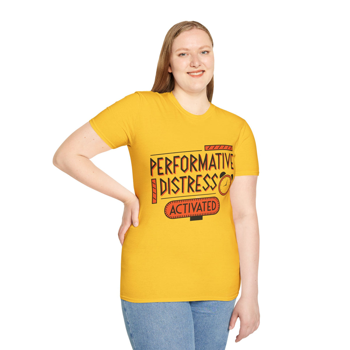 Performative Distress Activated T-Shirt - Trending Now - August 2026