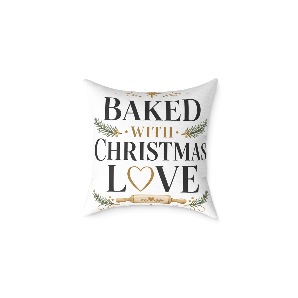 Christmas Baked with Christmas Love Pillow