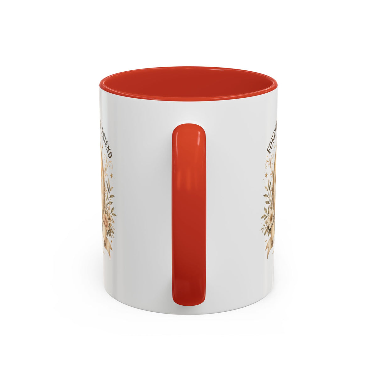 Milo Bailey Dog Dad Mom Personalized Dog Coffee Mug – "Forever My Best Friend" Golden Retriever Memorial Accent Mug