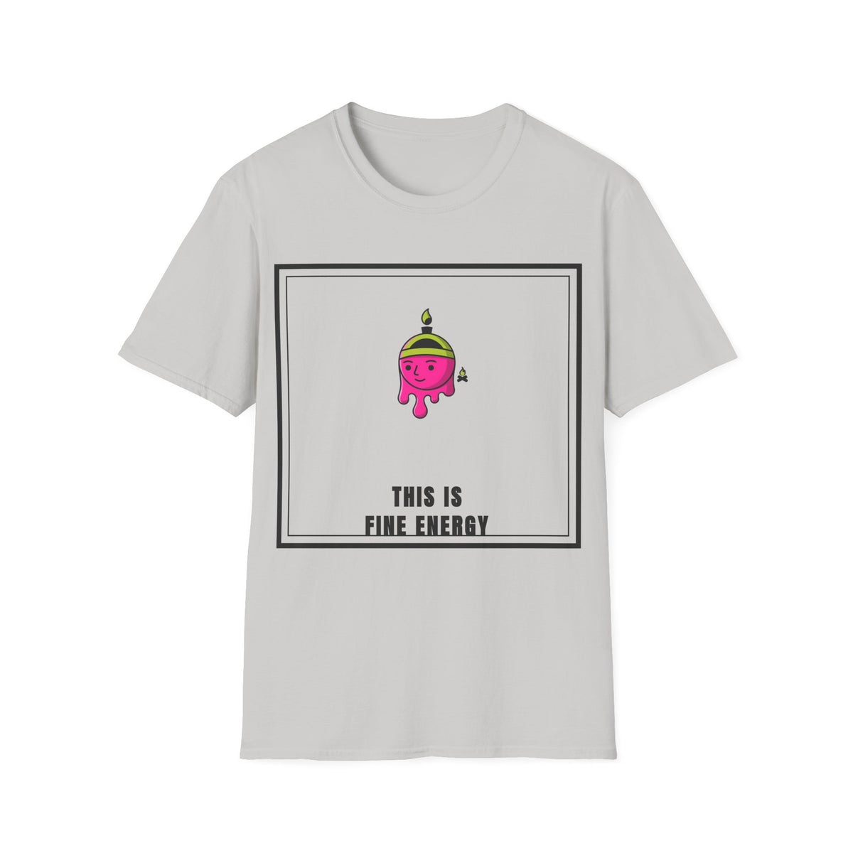 This Is Fine Energy T‑Shirt — Cute Pink Character Graphic Tee - Trending Now - September 2026