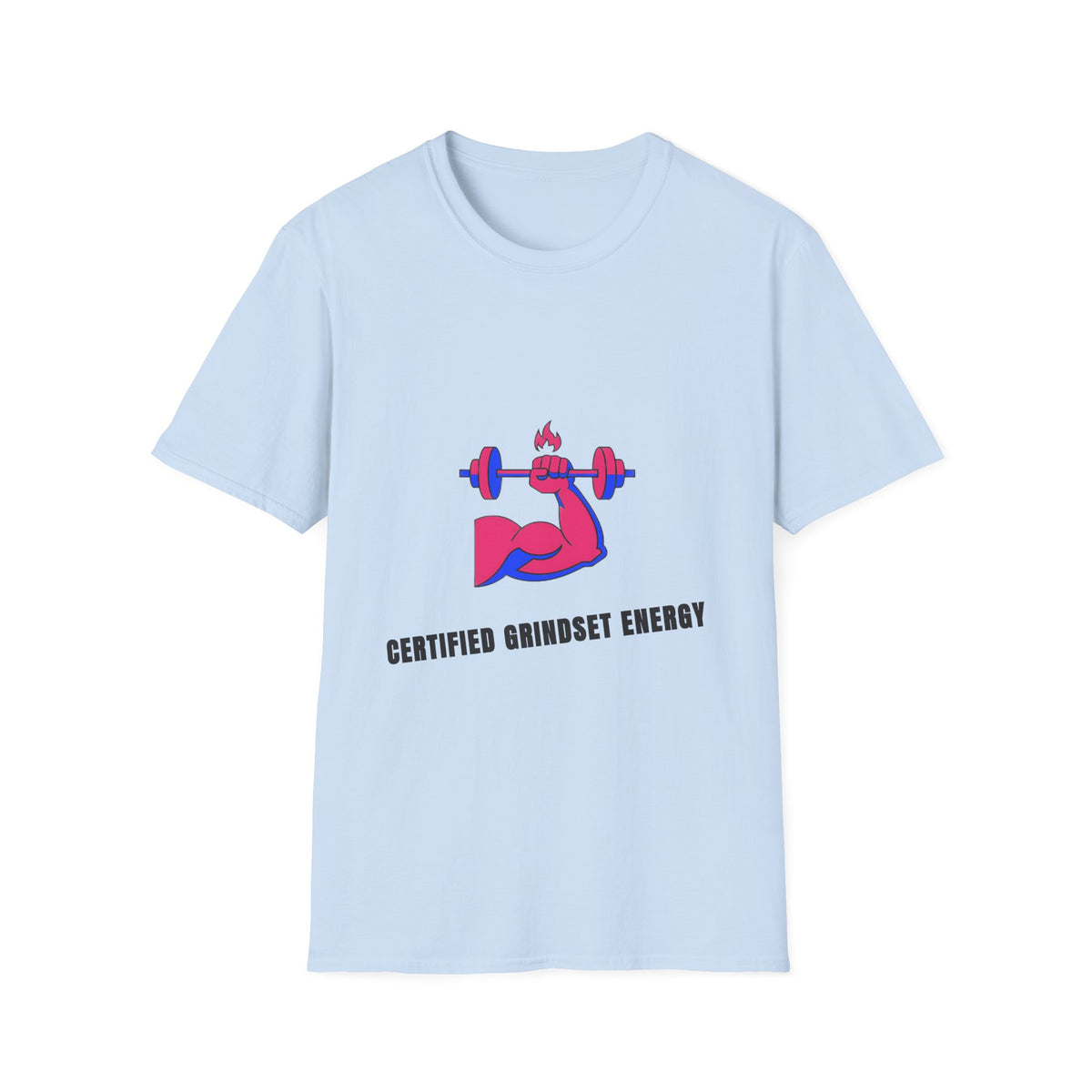 Certified Grindset Energy T-Shirt — Flame Dumbbell Fitness Tee - Trending Now - September 2026