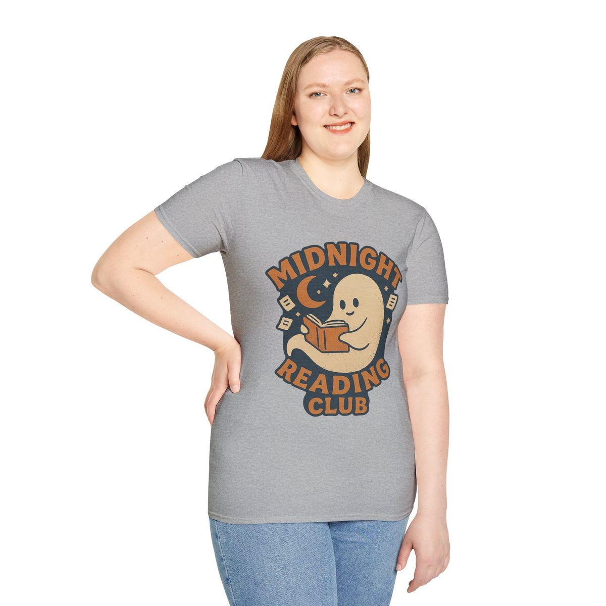 Midnight Reading Club T-Shirt — Cute Ghost Booklover Tee - Trending Now - August 2026