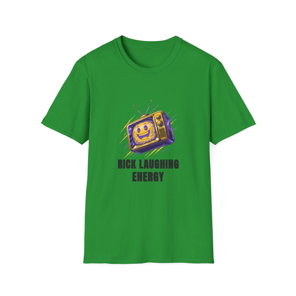 Rick Laughing Energy T-Shirt — Retro TV Graphic Tee - Trending Now - August 2026